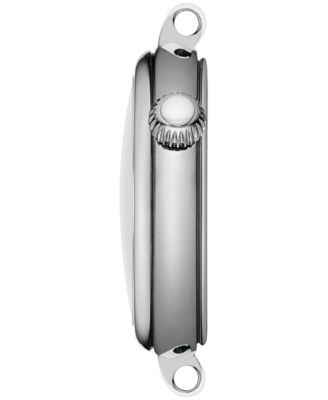 Women's Swiss Desir Diamond Accent Stainless Steel Bracelet Watch 28mm