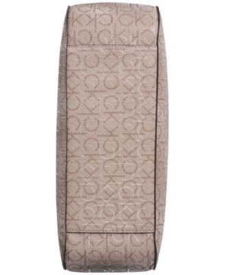 Calvin Klein Audrey Signature Medium Tote Bag - Macy's