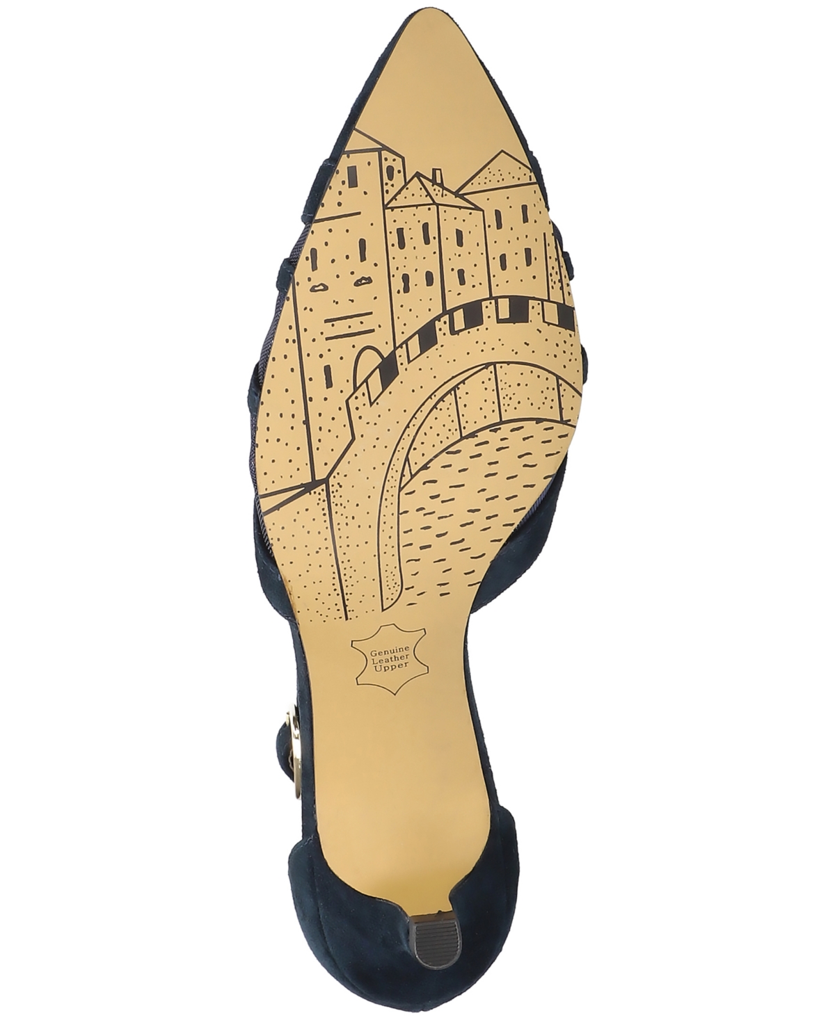 Bella Vita Women's Malani Kitten Heel Pumps In Navy Kidsuede Leather