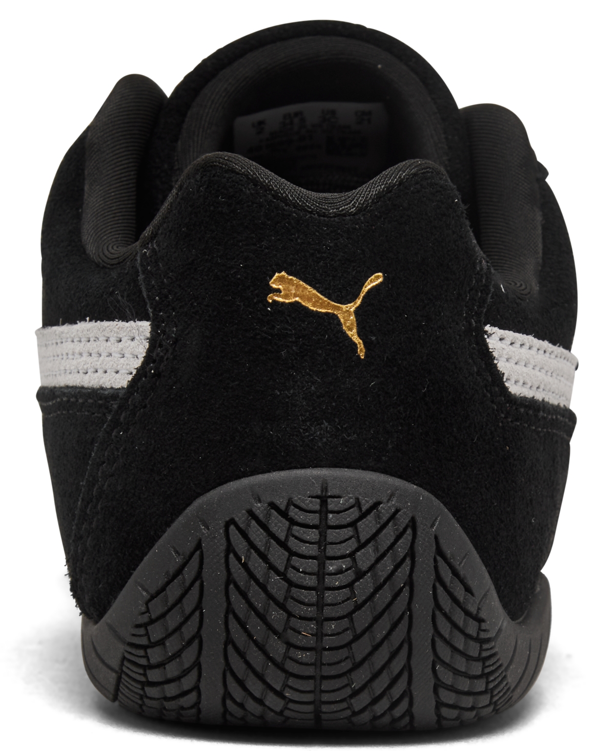 Shop Puma Little Kids' Speed Cat Og Casual Sneakers From Finish Line In Black Plaid