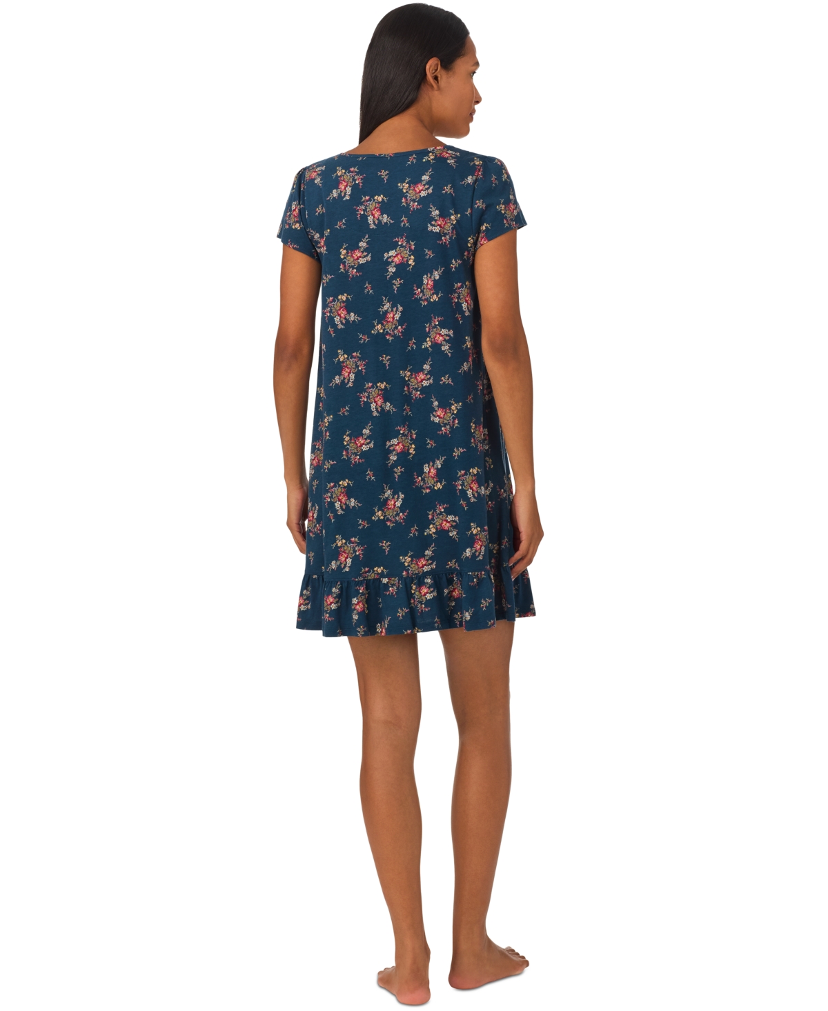 Lauren Ralph Lauren Women's Flutter-Sleeve Nightgown