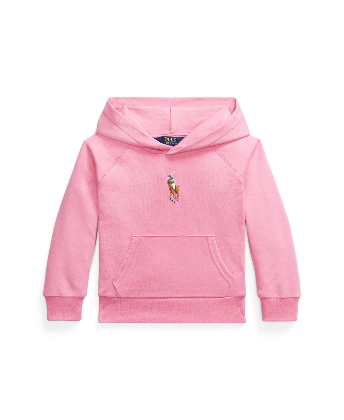 Polo Ralph Lauren Big Pony French Terry Hoodie In Pink