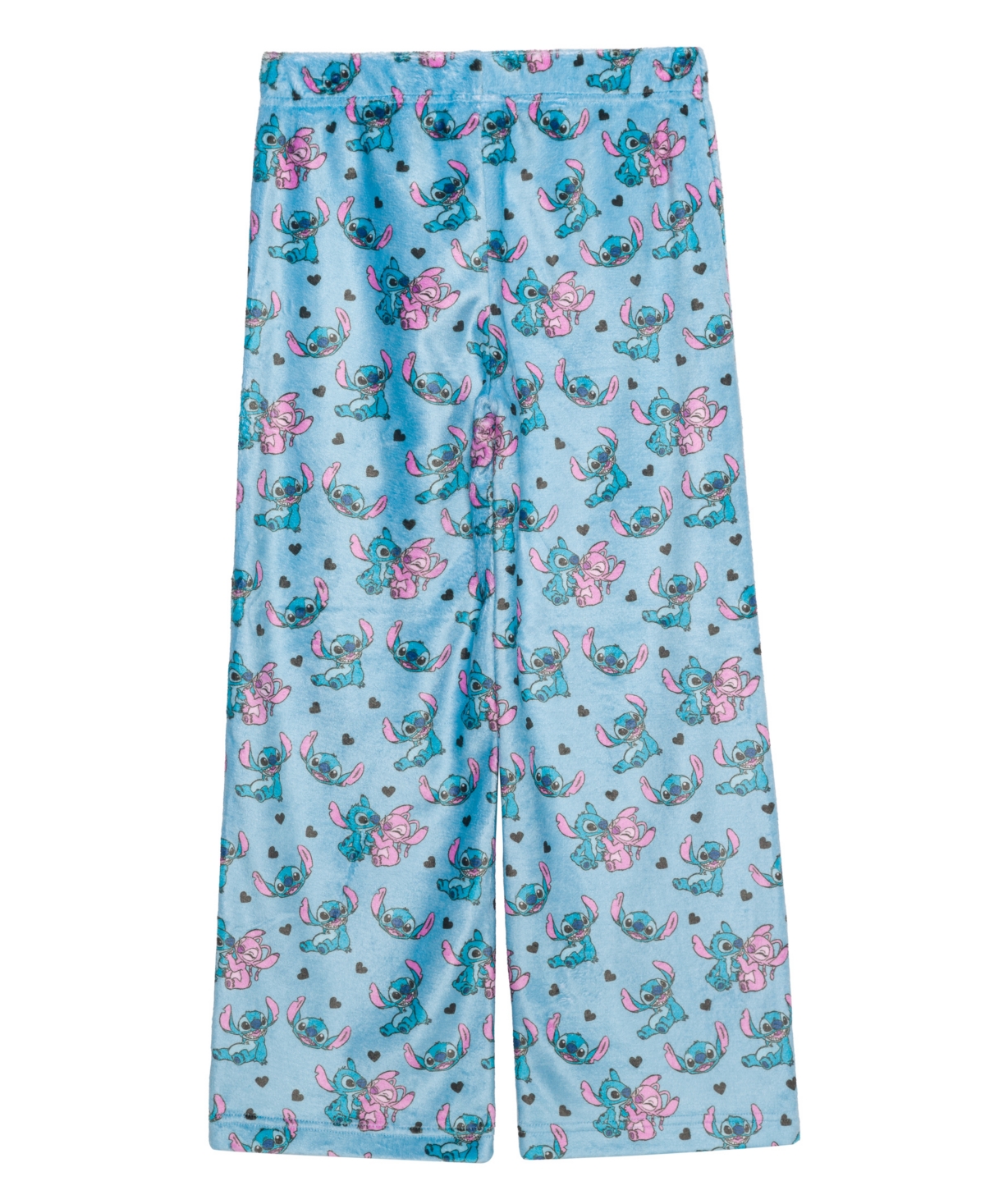 Disney Big Girls Stitch and Angel Plush Lounge Pant