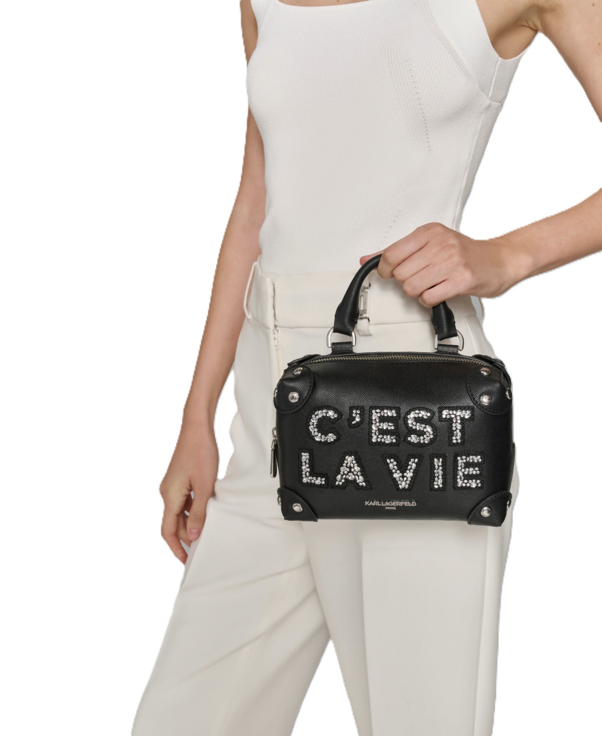 Karl Lagerfeld Paris Gifting Embellished Crossbody