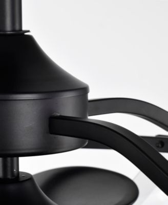 24.8" Dakota 6-Light Indoor Ceiling Fan with Light Kit and Remote