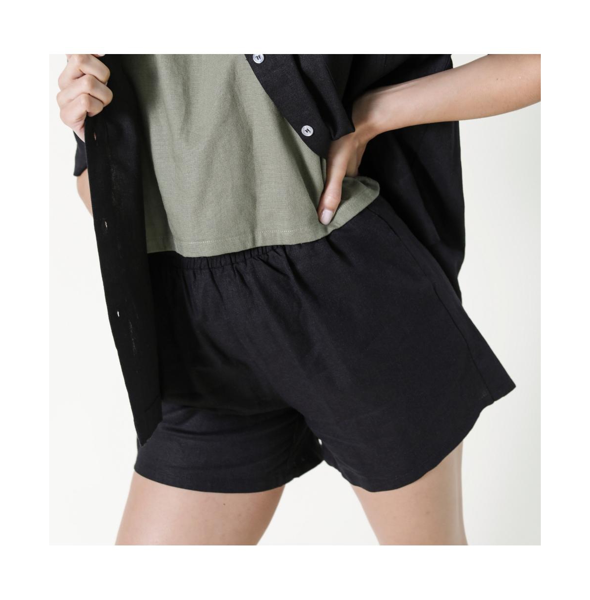 Women's Rita Linen Shorts - Olive