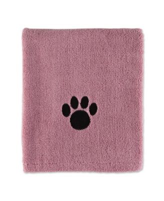 Pet Microfiber Towel Embroidered Paw Print 41x23.5-inch