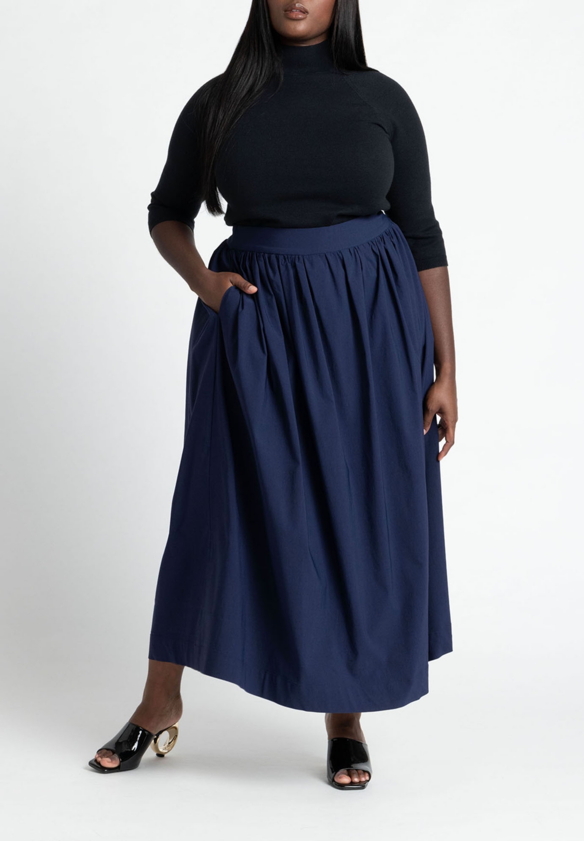Eloquii Plus Size Full Maxi Skirt