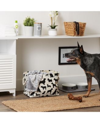 Dog Show Pet Storage Bin with Rope Handles