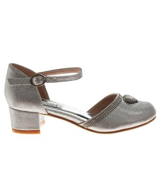 Little Girls Low Heeled Dress Shoes. (Little Kids/Big Kids)