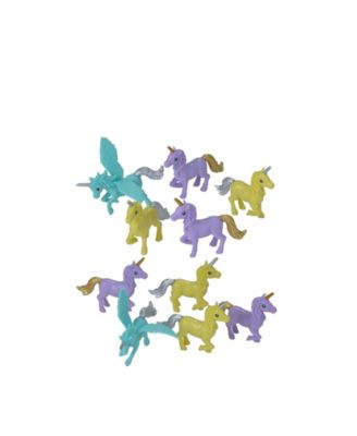 Nature Tube Unicorn Figurines, 10 Pieces
