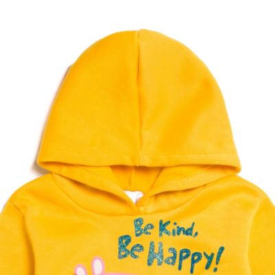 Girls Pullover Fleece Hoodie and Leggings Outfit Set