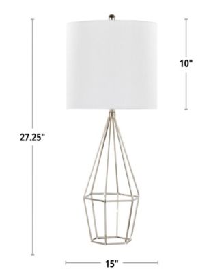 Geome 27" Contemporary Table Lamp, Set of 2