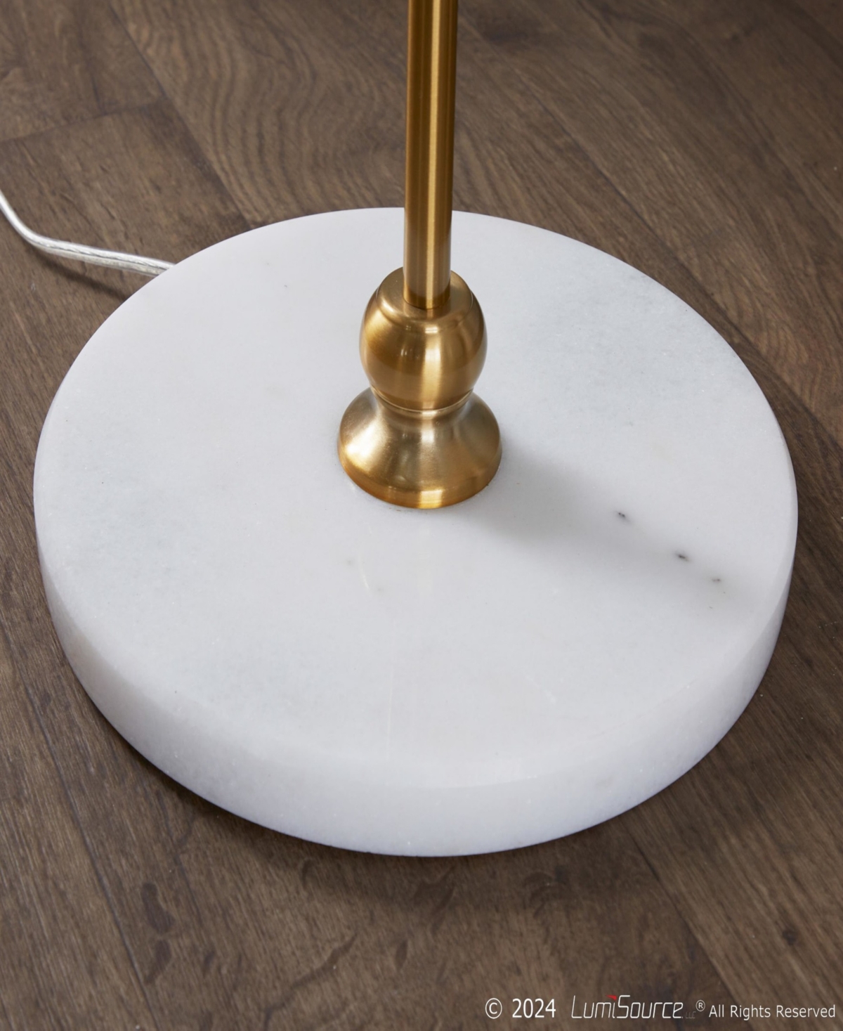 Lumisource Leslie 63" Art Deco Standard Floor Lamp In Gold