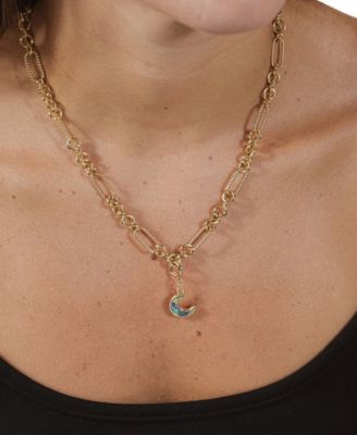 Blue Moon Abalone Charms