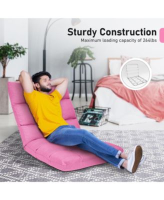 14-Position Adjustable Folding Lazy Gaming Sofa