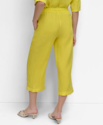 Pull-On Wide-Leg Pants