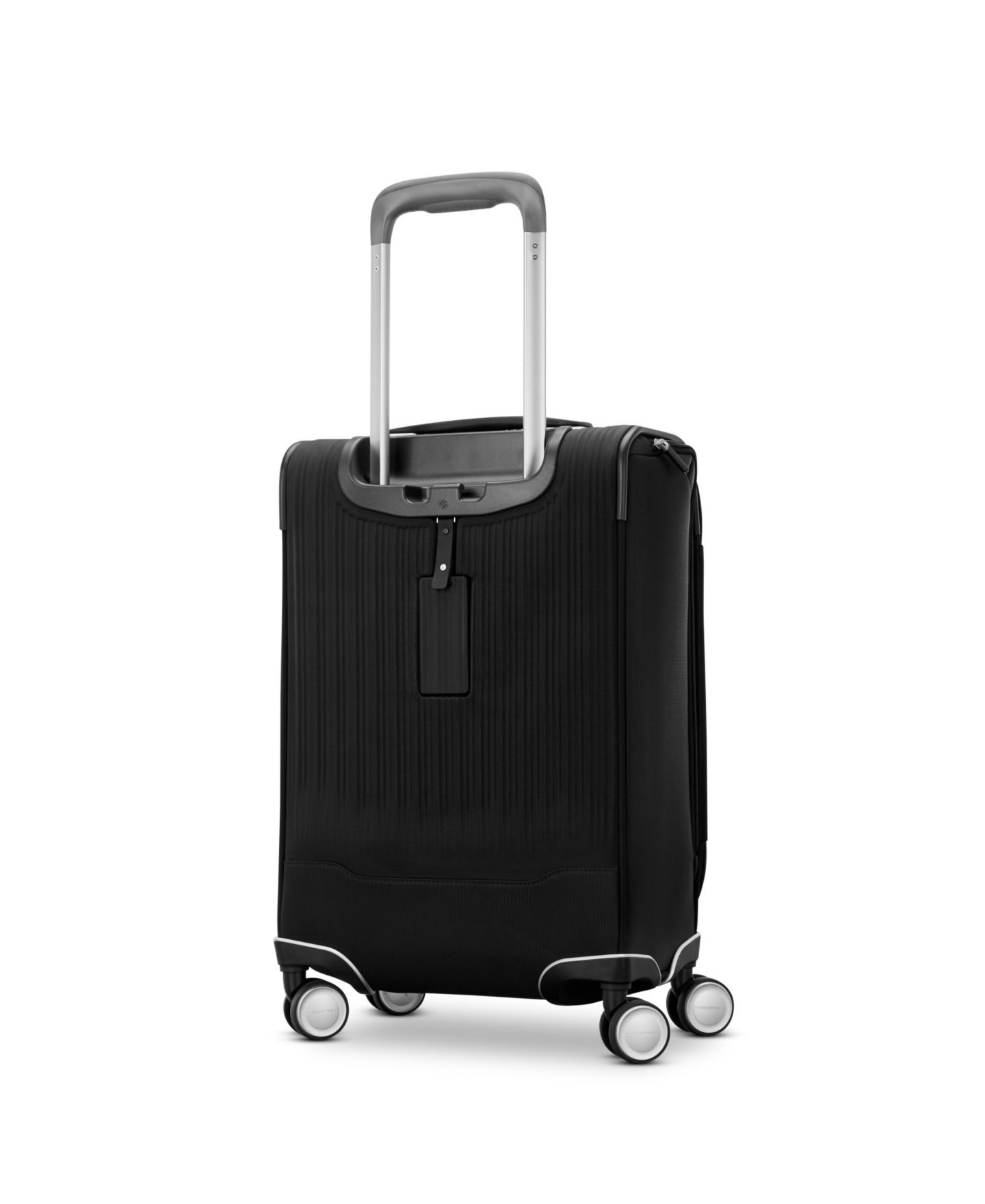 Чемодан Samsonite Silhouette 18 Softside Carry-on Spinner, цвет: Чёрный — фото 3