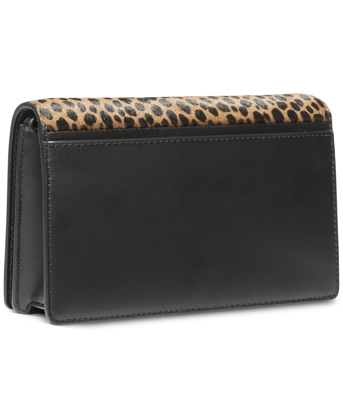 Michael Kors Michael  Jet Set Small Calf Hair Flap Chain Crossbody In Husk Multi