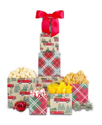 Alder Creek Gift Baskets Tis the Season Truck Gift Tower, 5 Piece - Macy's
