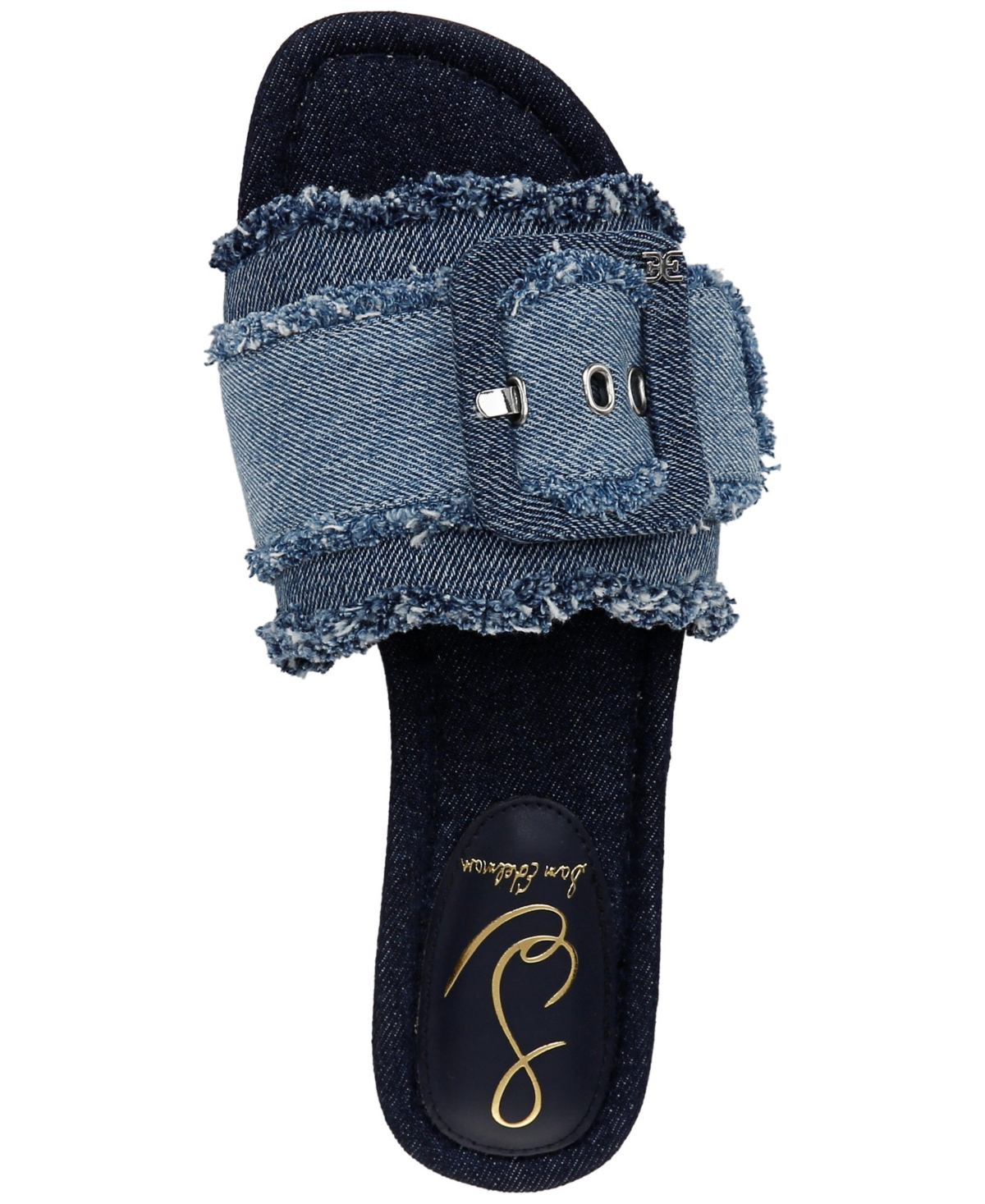 Sam Edelman Bambi Fray Sandals Blue Multi In Blue Multi