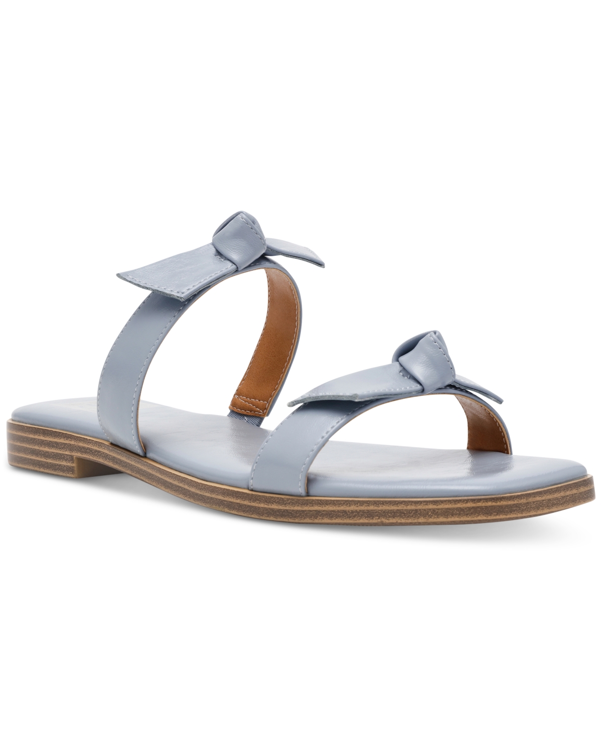 Women's Medford Two-Band Bow Flat Sandals - Blue