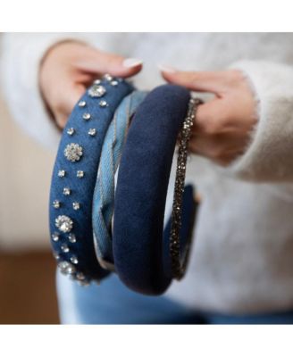 Thin All that Glitters Headband - Black