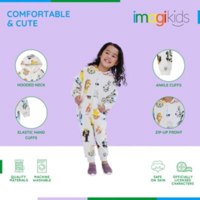 Toddler Girls Fleece Zip Up Coverall