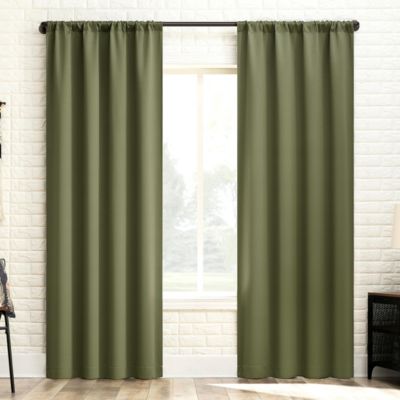 Bergen Theater Grade Extreme 100% Blackout Rod Pocket Curtain Panel