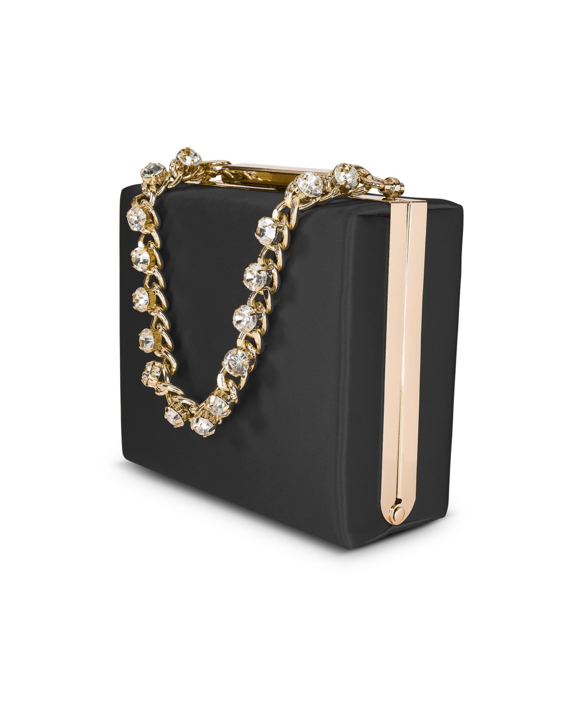 Jewel Badgley Mischka Woman's Billie Mini Satin Box Clutch