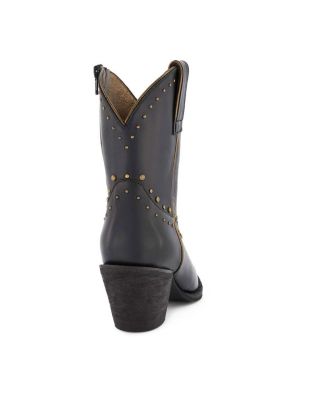 Women Premium Leather Western Short Boots By