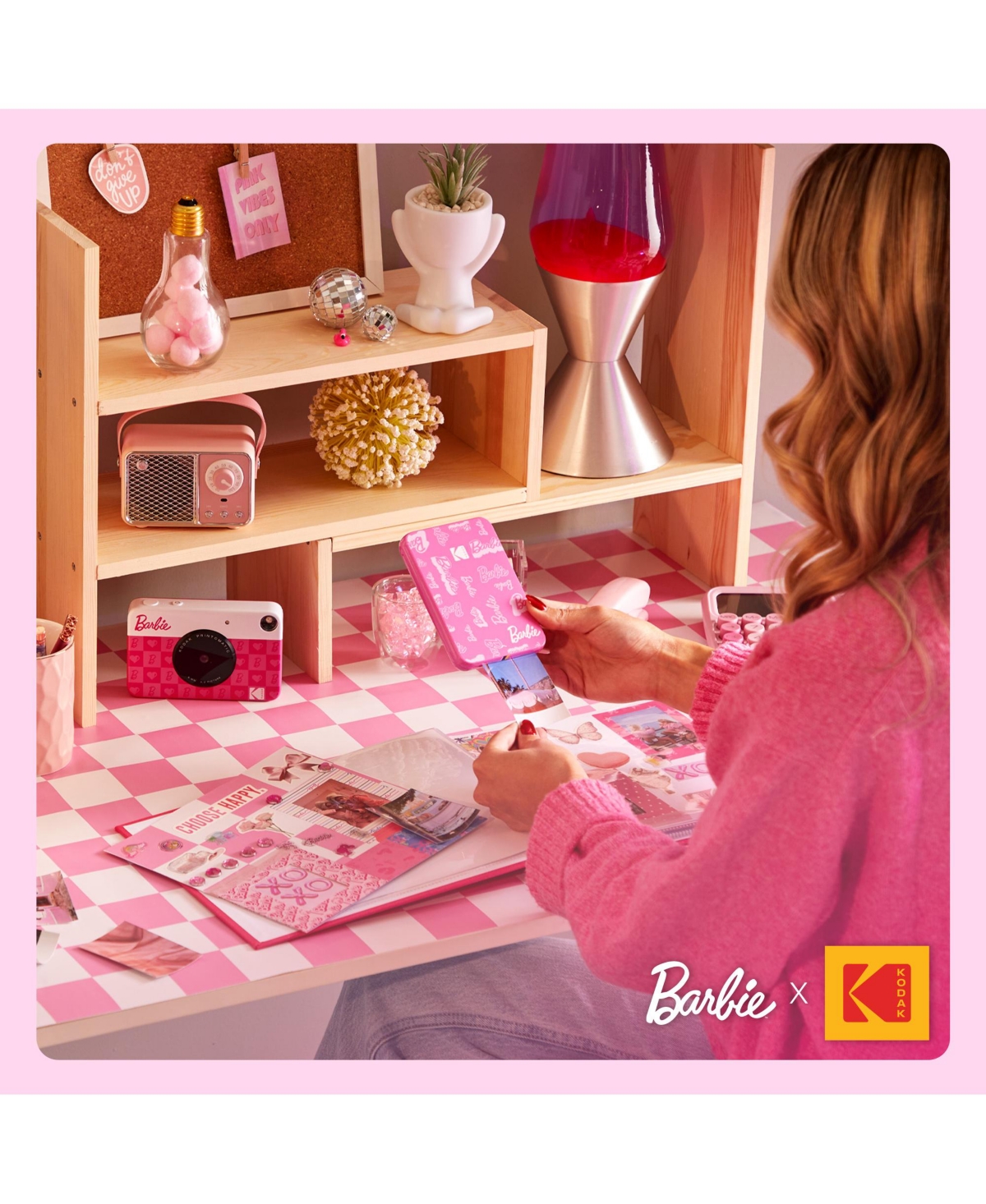 Kodak Barbie x Step Slim Wireless Instant Portable Photo Printer, 2x3