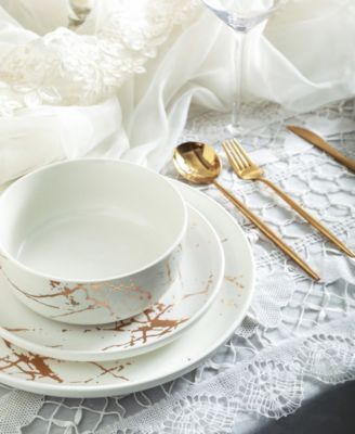 Zora 32 Pc. Dinnerware Set, Service for 8