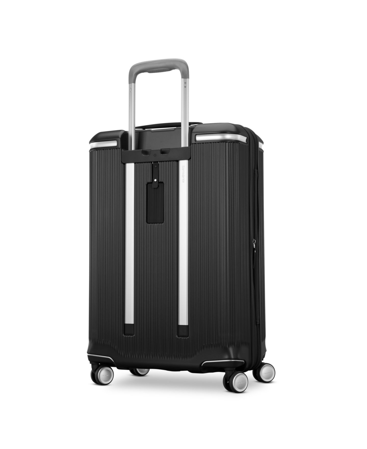 Чемодан Samsonite Silhouette 18 Expandable Medium Hardside Check-in Spinner, цвет: Чёрный — фото 3