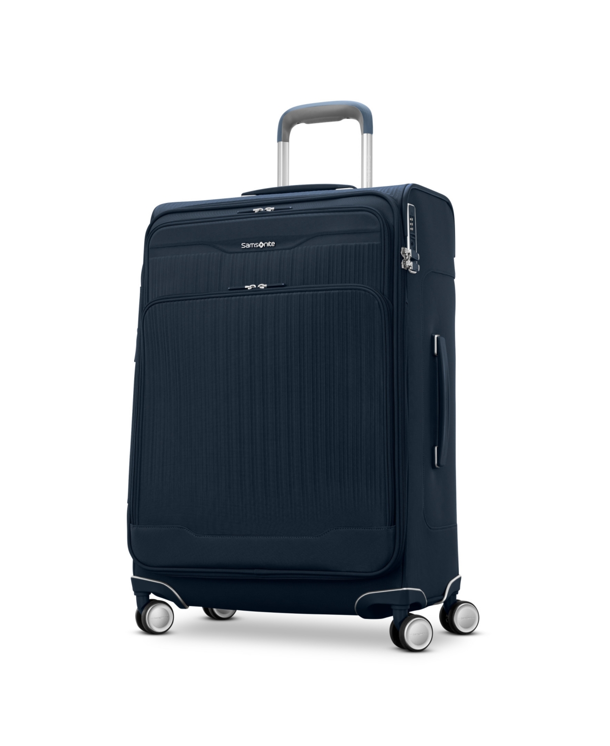 Silhouette 18 25" Check-in Expandable Softside Spinner - Slate Blue