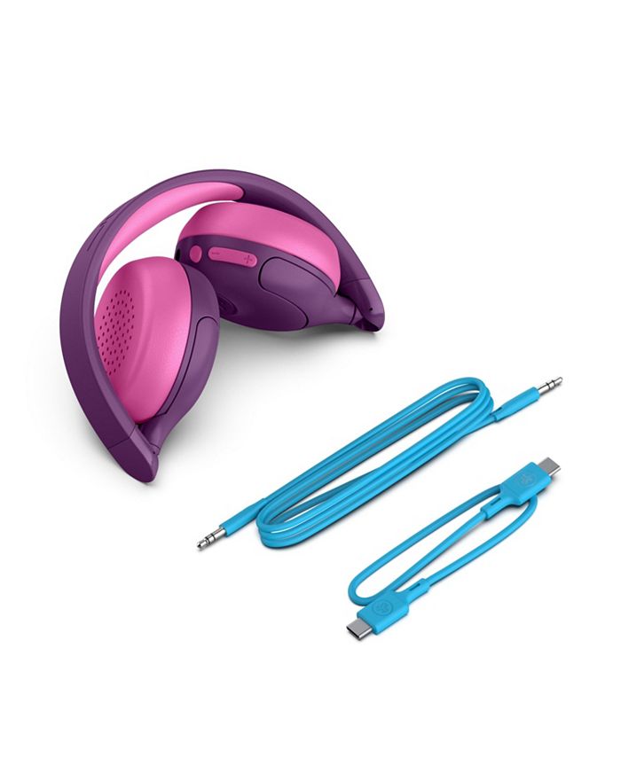 JBuddies Active Noise Cancelling Kids Headphones - Purple
