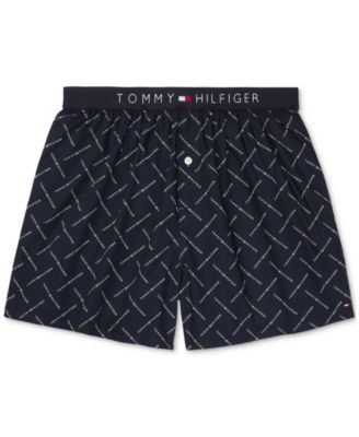 Tommy Hilfiger Men s Patterned Woven Boxers Macy s