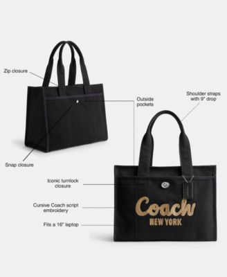 【COACH】Cargo Tote Bag 42 COACH Cargo Canvas Tote Bag 42 - Macy's