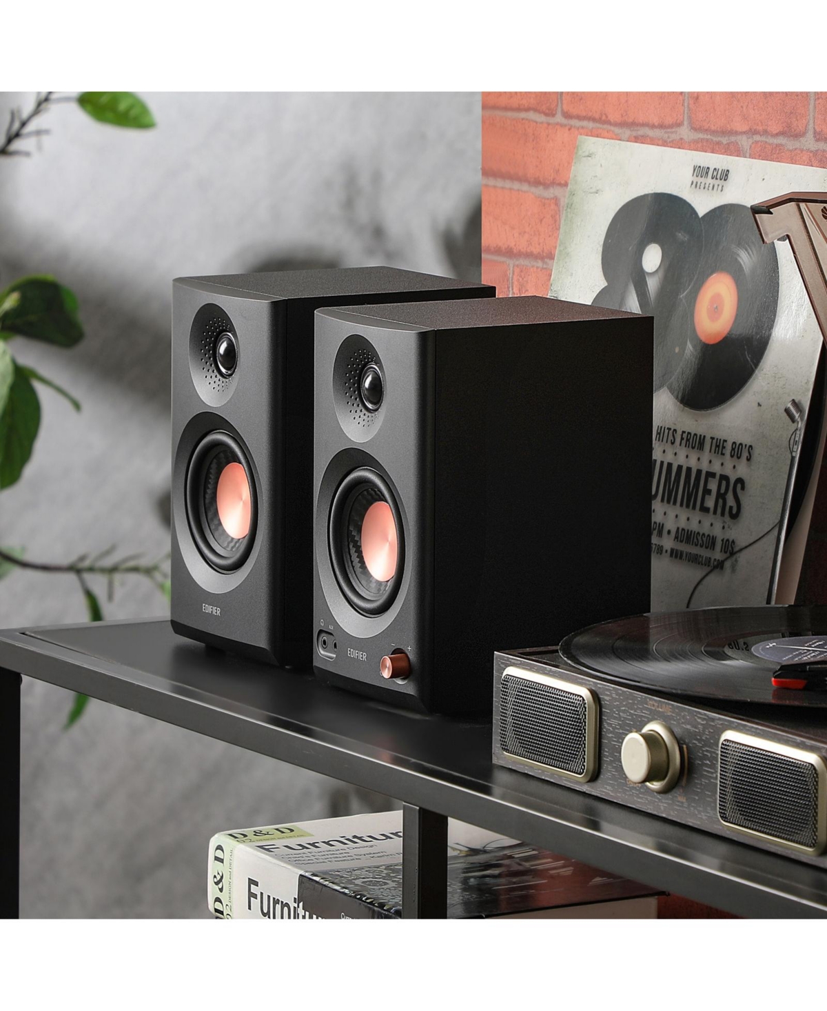 Edifier Hi-Res Audio Certified Monitor Speakers, Bluetooth V5.4 Active Bookshelf Speakers, 2.0 Computer Speaker (Pair)