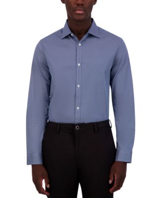 KARL LAGERFELD PARIS - Men's Slim-Fit Geo-Print Dress Shirt