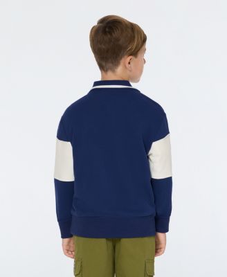 SCOTCH  & SODA Big Boys French Terry Graphic Polo Shirt