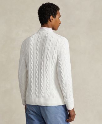 Men's Cable-Knit Cotton Sweater
