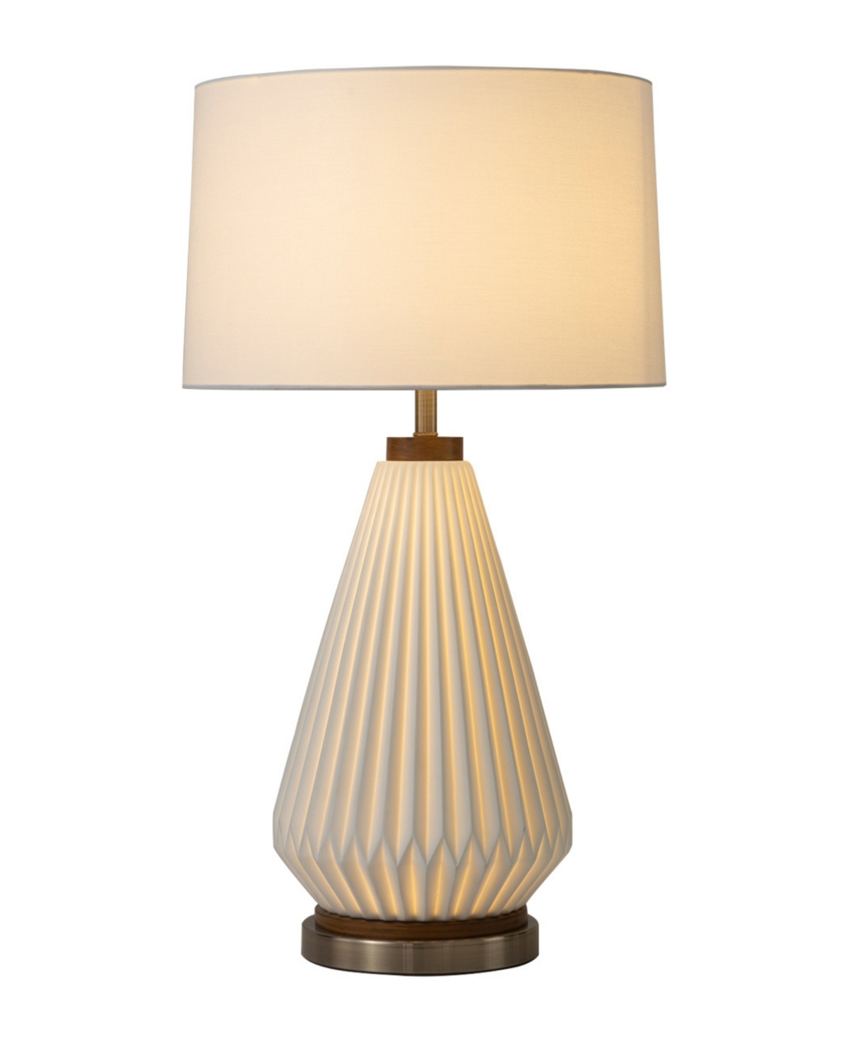 Nova Of California Concord 28" Switch Table Lamp In Walnut