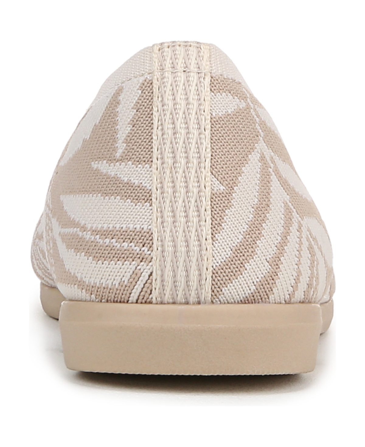 Shop Bzees Women's Kit 2 Washable Round Toe Ballerina Flats In Beige Knit Fabric