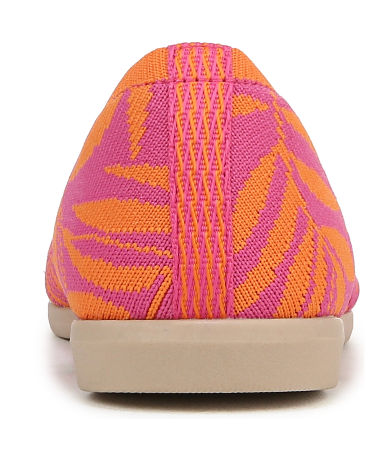 Bzees Women's Kit 2 Washable Round Toe Ballerina Flats In Paradise Pink Knit Fabric