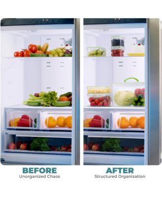 12 Piece Airtight Containers With Snap-on Lids- BPA Free - For Kitchen, Pantry, Food Storage