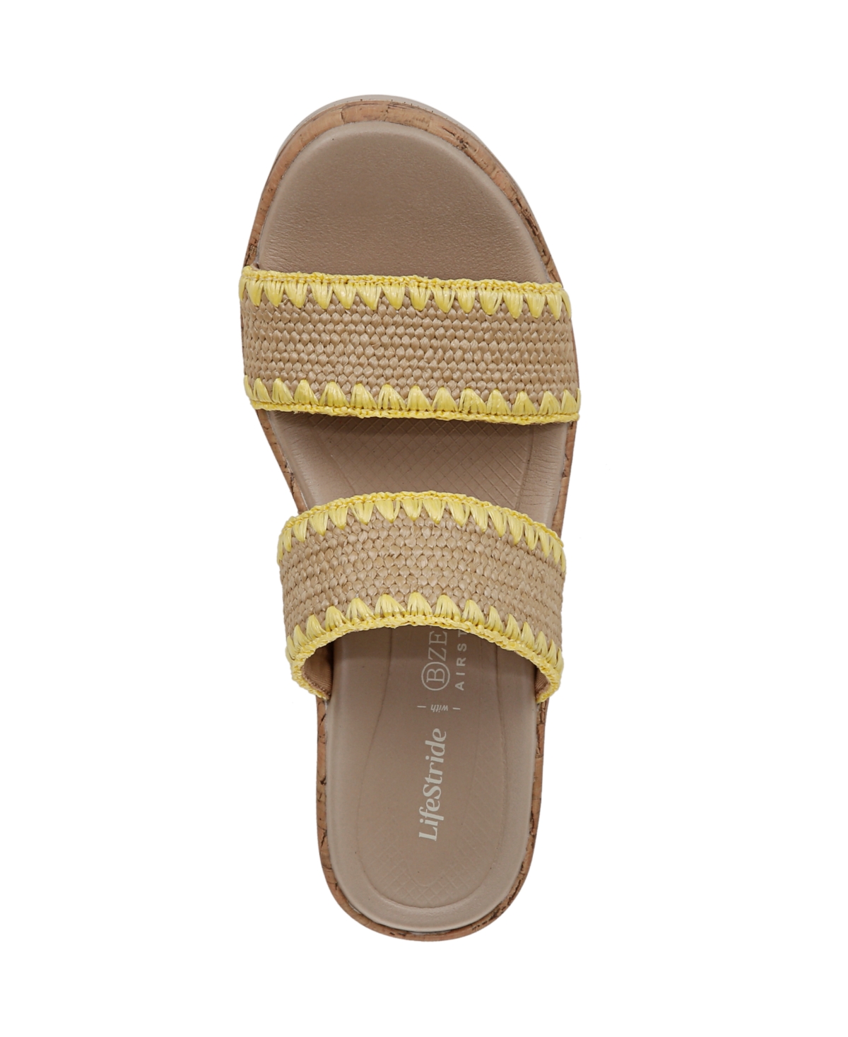 Bzees Resort Sandal In Natural Multi Fabric