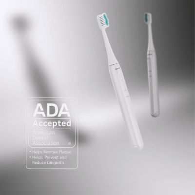 Icon Rechargeable Toothbrush | Magnetic Holder & Slim Travel Case | 2 Brushing Modes & Smart Timers | Modern & Convenient
