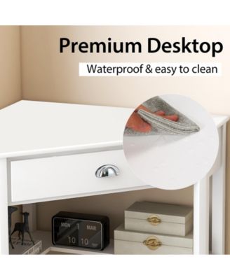 Corner Wooden Piece Laptop Computer Desk