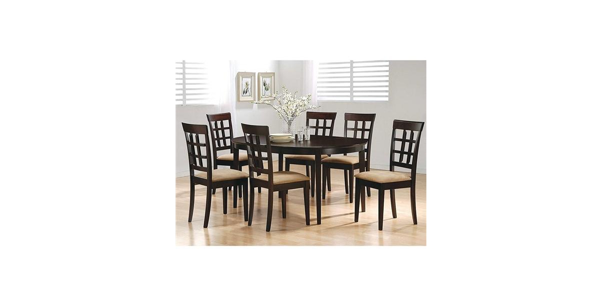 Slickblue Contemporary Oval Dining Table for Modern Dining Rooms and Stylish Entertaining